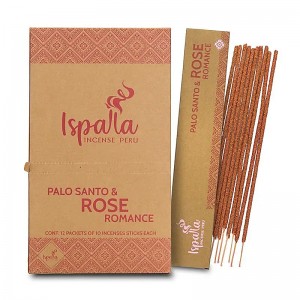 Ispalla Incense Peru Palo Santo & Rose natural Βιολογικά